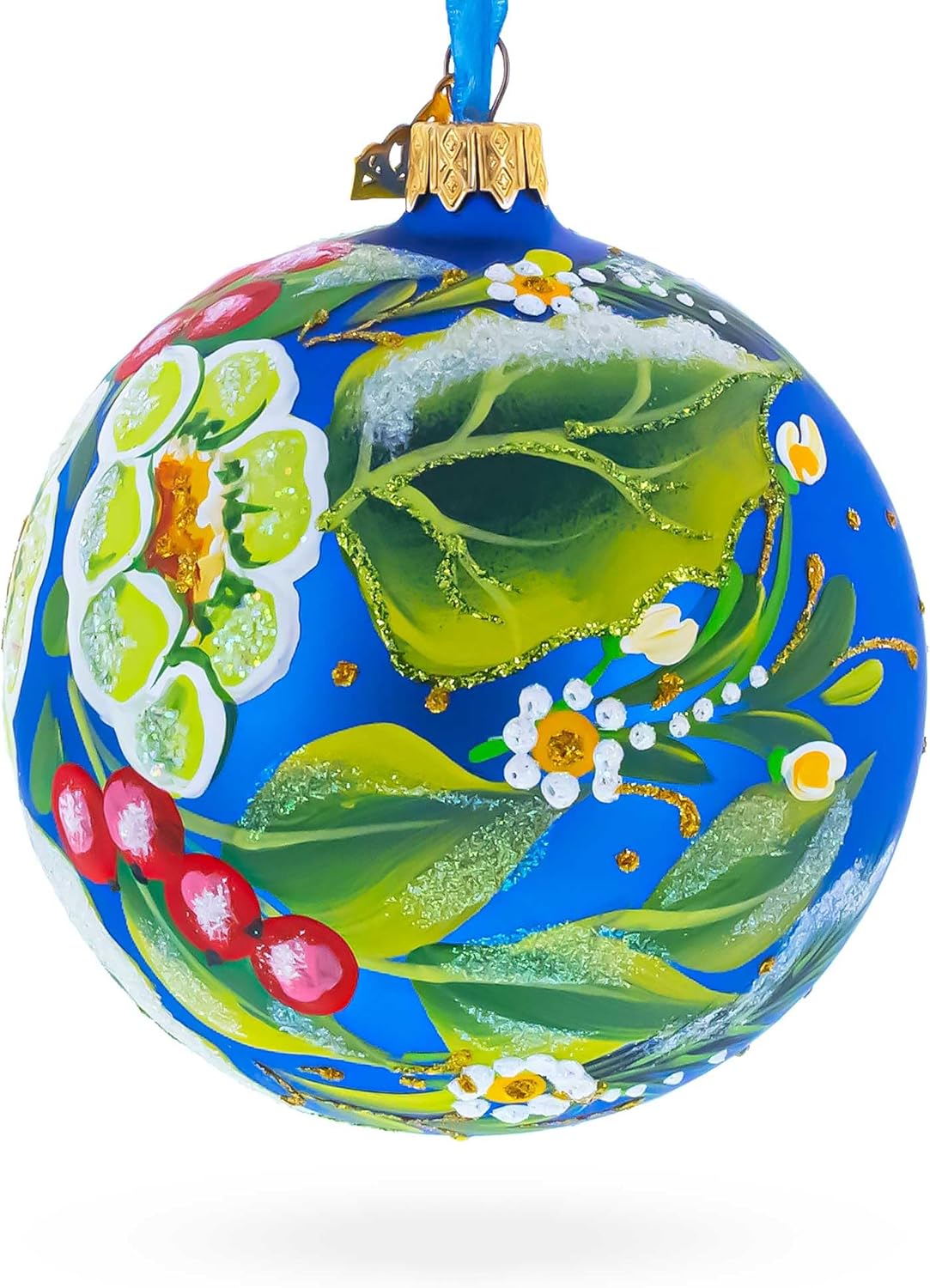 Christmas Magic Glass Ball Christmas Ornament, 4 Inches - Image 2