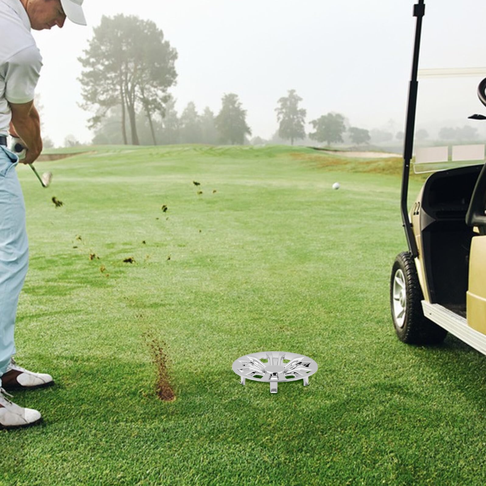 2 Szt Osłony Koła Samochodowego Osłona Koła Wózka Golfowego Kołpak Środkowy Wózka Golfowego Kołpaki Do Wózków Golfowych Kołpaki Do Kół Samochodowych Zamienne Ozdobne