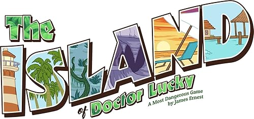 Miniatura 3 de Cheapass Games The Island of Doctor Lucky, juego de mesa de estrategia, juego familiar simple, tiempo de juego de 40 minutos, 2 a 8 jugadores, para
