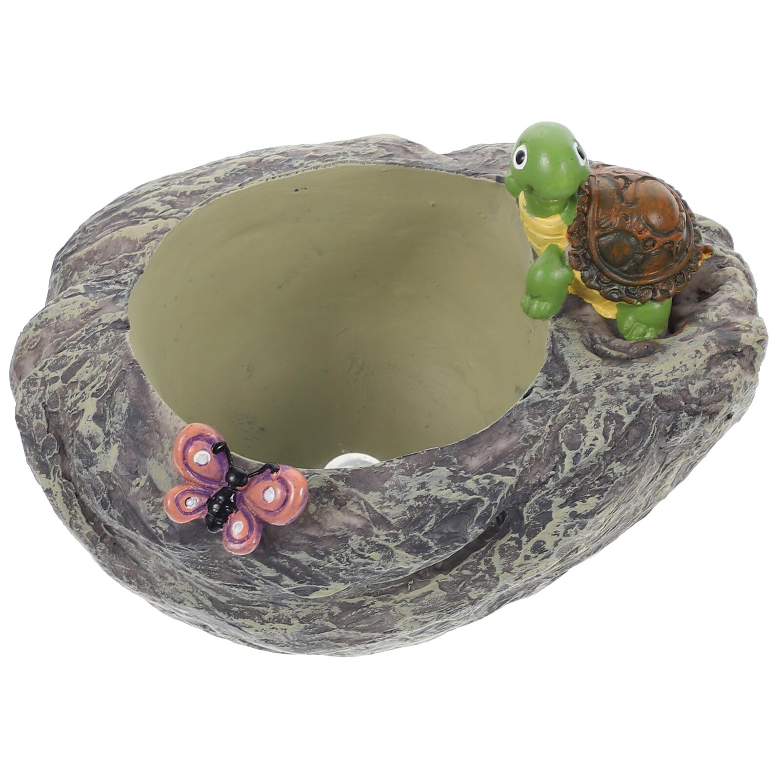 Pot de fleurs résine tortue pour égayer votre bureau ou table basse de salon