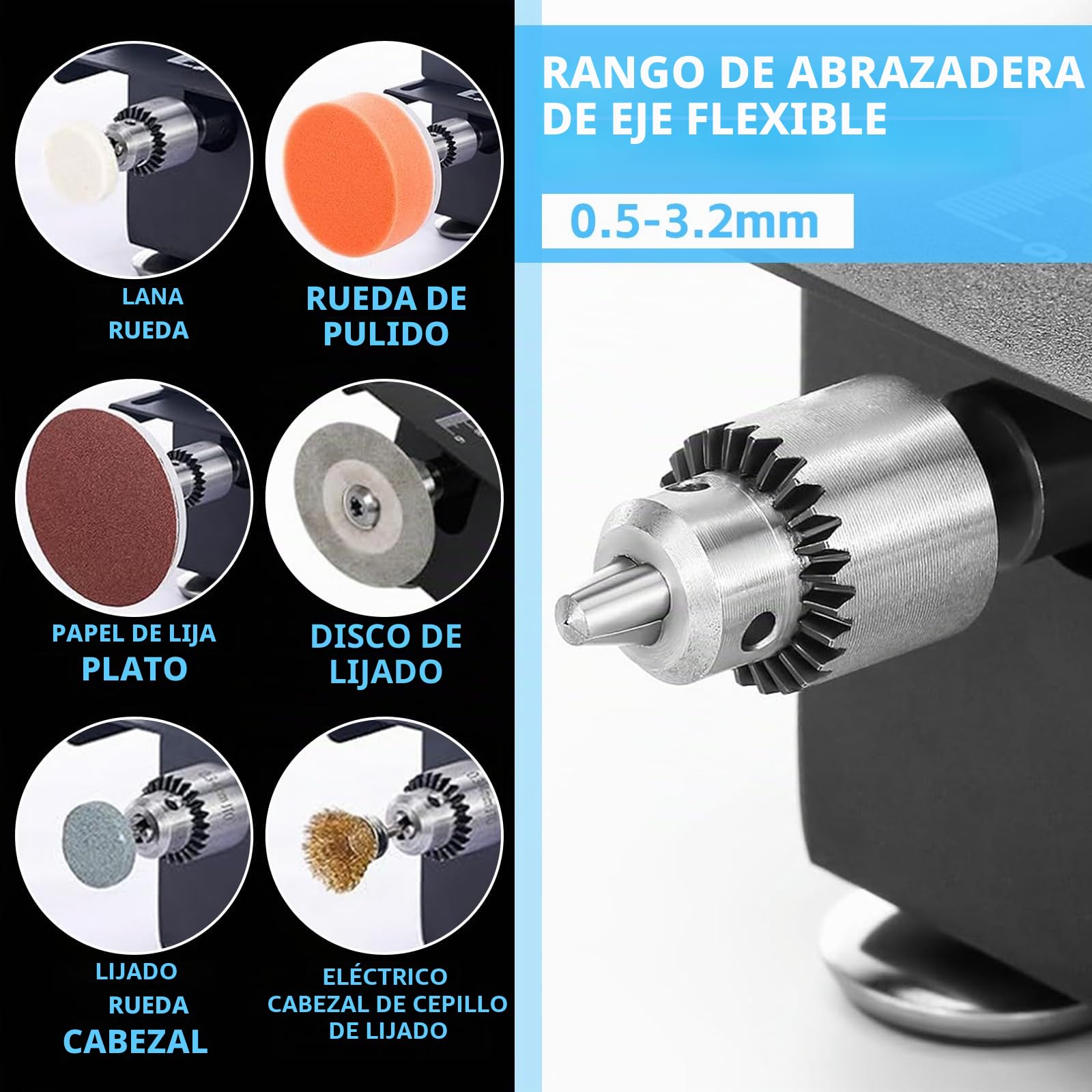 Mini Sierra de Mesa, Sierra Compacta con Lijadora de Banda, 200W Multifuncional Portátil para DIY, 4 Cuchillas, Profundidad de Corte 0,1-30mm