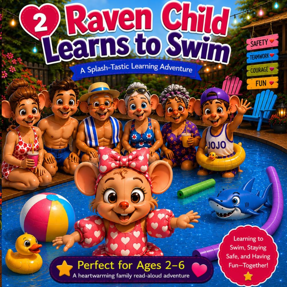 Raven Child Learns to Swim: A Splash-Tastic Learning Adventure