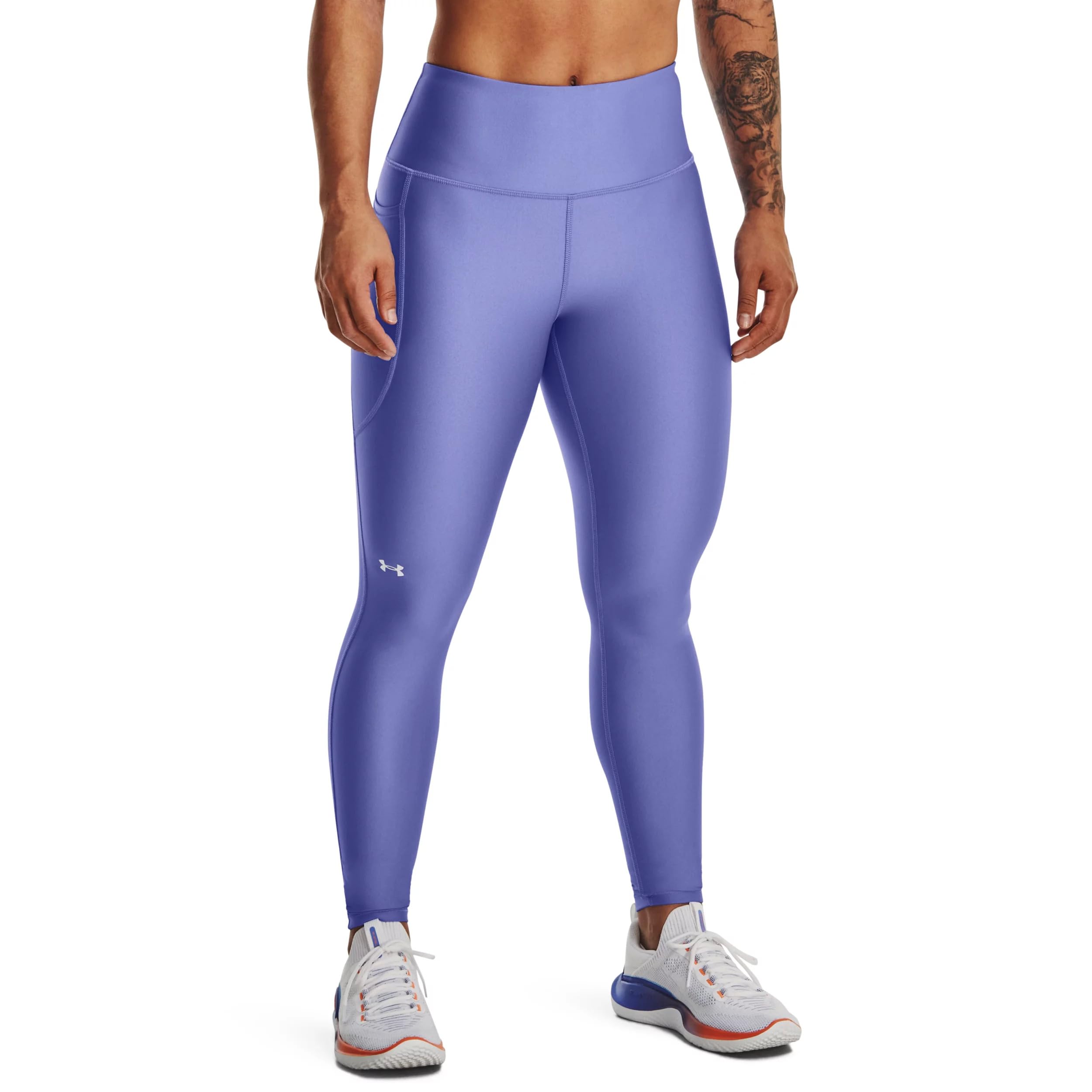 Under Armour Womens Leggings Women's HeatGear® Armour Hi-Rise Full-Length Leggings, Baja Blue, 1365336, Size SM