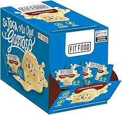 Fit Food Display Bombom de Chocolate Branco com Recheio Cookies n' Cream - 14 Unidades de 14g