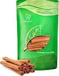 Soeos Organic Ceylon Cinnamon Sticks, 2-Pack (1oz/28g Each), True Premium Whole Sticks for Baking, Cooking, Beverages, Aromatic Sweet Spice.