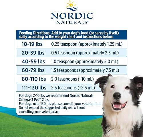 Miniatura 6 de Nordic Naturals Omega-3 para mascotas, sin sabor, 16 onzas, 1380 mg de omega-3 por cucharadita, aceite de pescado para perros grandes a muy grandes