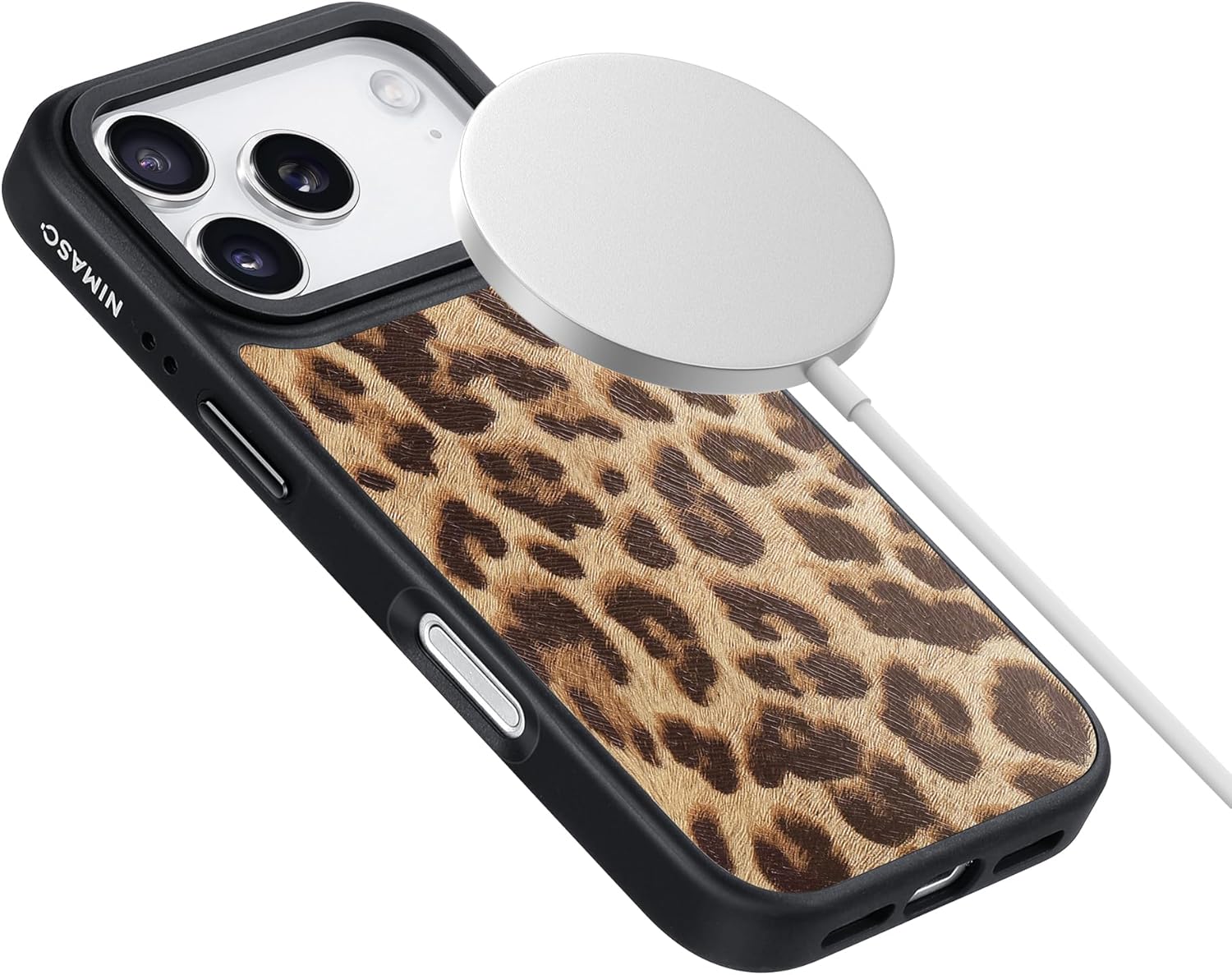 NIMASO for iPhone 17 Pro Max Case, Jaguar Pattern for Women Girls, Compatible with MagSafe, iPhone 17 Pro Max Case Girl