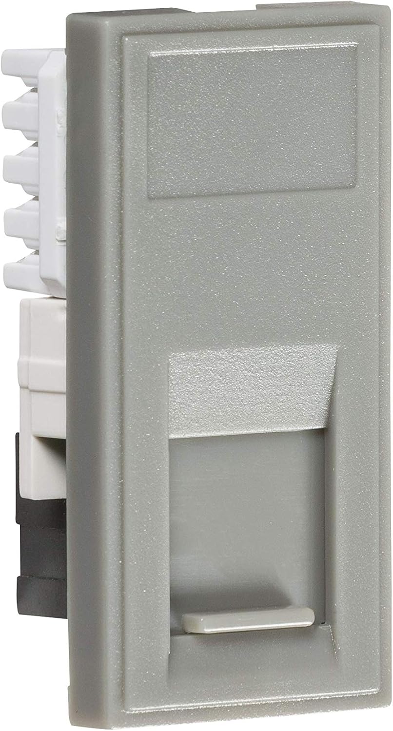 UTP CAT5e RJ45 Outlet Module 25 x 50mm - Grey
