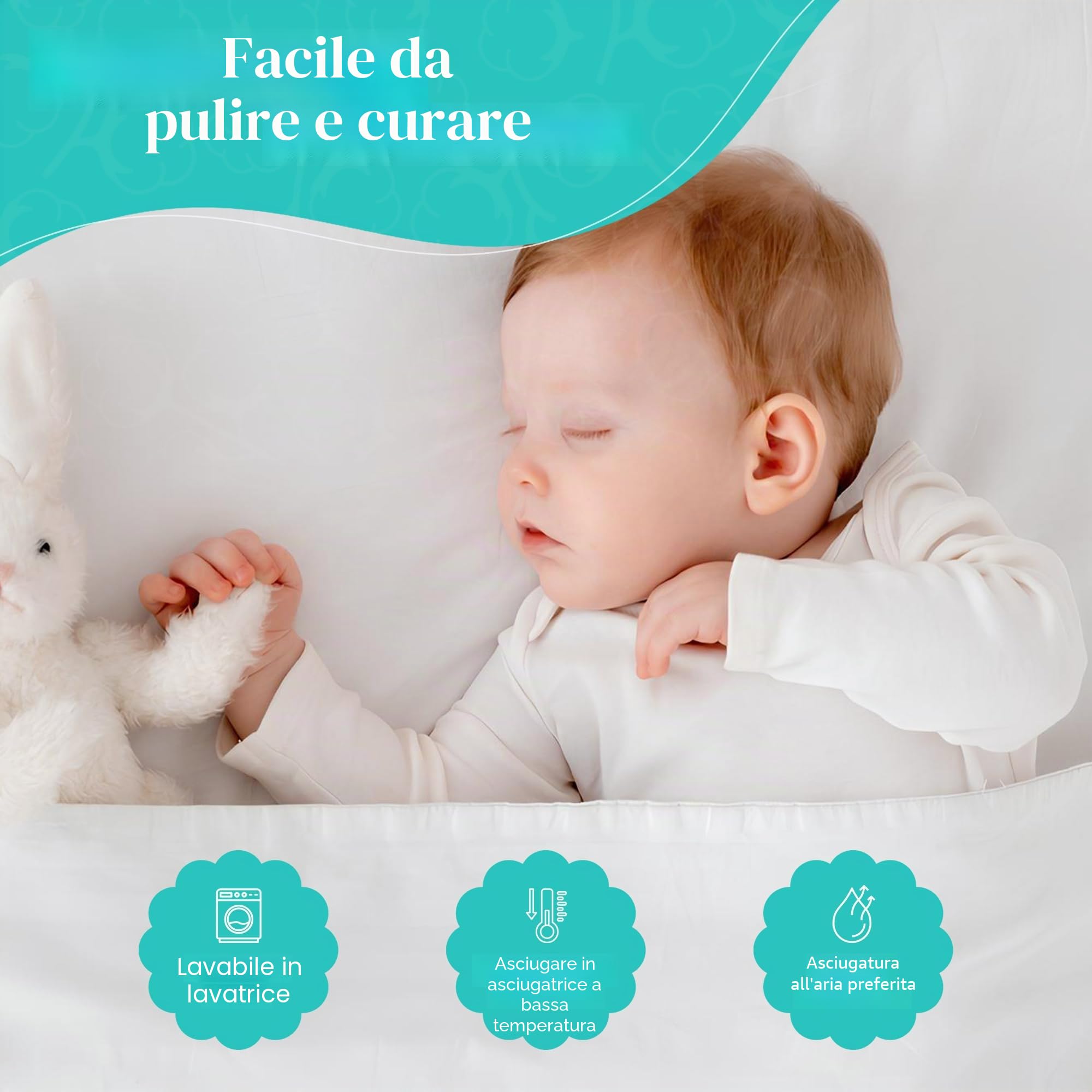 Confezione da 2 lenzuola con angoli elasticizzati per culla Next2Me in 100% jersey di cotone – compatibile con Next2Me (50 x 85 cm) confezione da 2 bianco