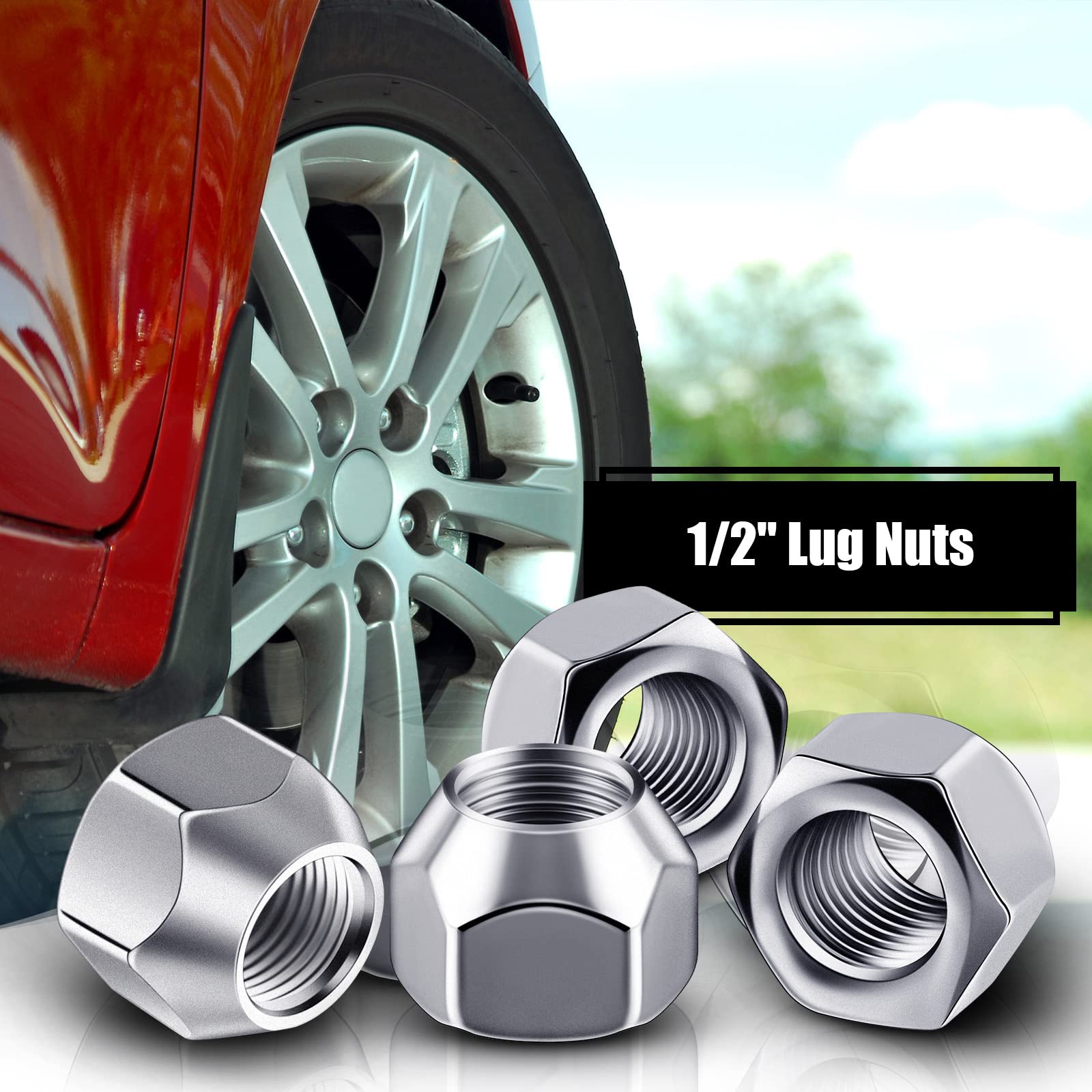 Amazon.com: Frienda 1/2-20 Inch Trailer Lug Nuts 509 Tire Wheel 
