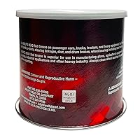 Vista 2 de Wolf's Head Red Grease NLGI #2 (836-88306-93) Bote de 1 Libra, Paquete de 12 Fabricado en Estados Unidos