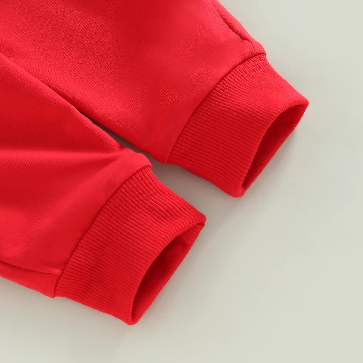 Lesimsam Toddler Baby Boy Valentines Outfit Letter Print Crewneck Long Sleeve Sweatshirt and Jogger Pants Set - Image 7