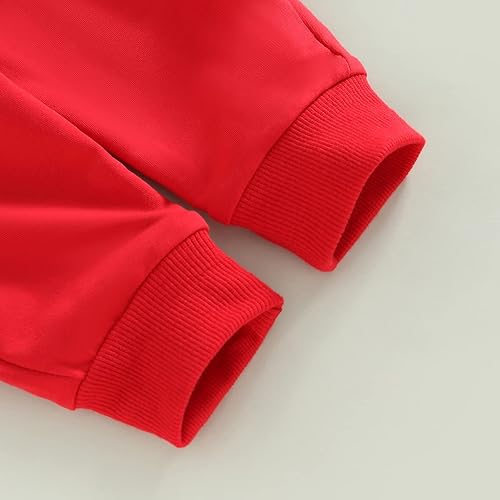 Vista 20 de Sasaerucure Infant Toddler Baby Boy Halloween Outfits Long Sleeve Shirts Pumpkin Sweatshirt with Pants 2Pcs Winter Clothes 2-CD Rojo Verde