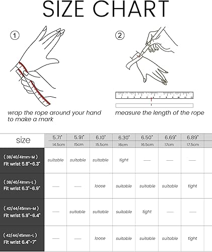 Miniatura 7 de JR.DM Pulsera de cuentas compatible con Apple Watch Series 987654321SE, elegante, bohemio, bonitas, elásticas, elegantes, modernas, hechas a mano,