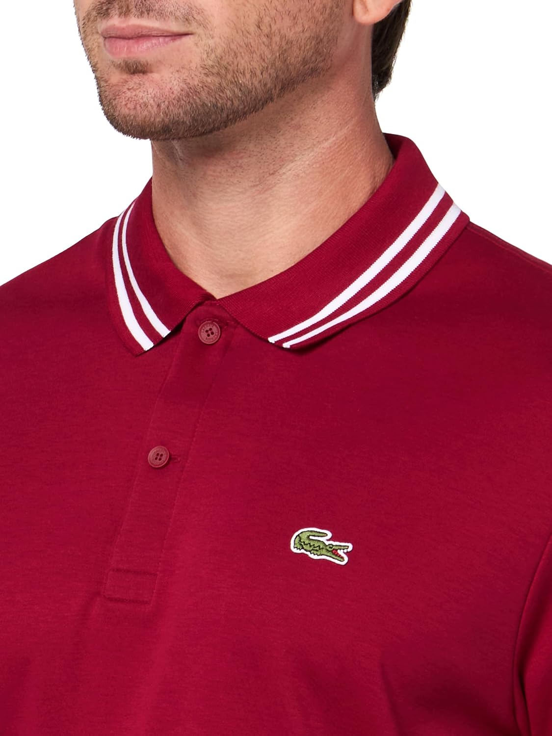 Lacoste Men's Regular Fit Cotton Pima Interlock Polo Shirt