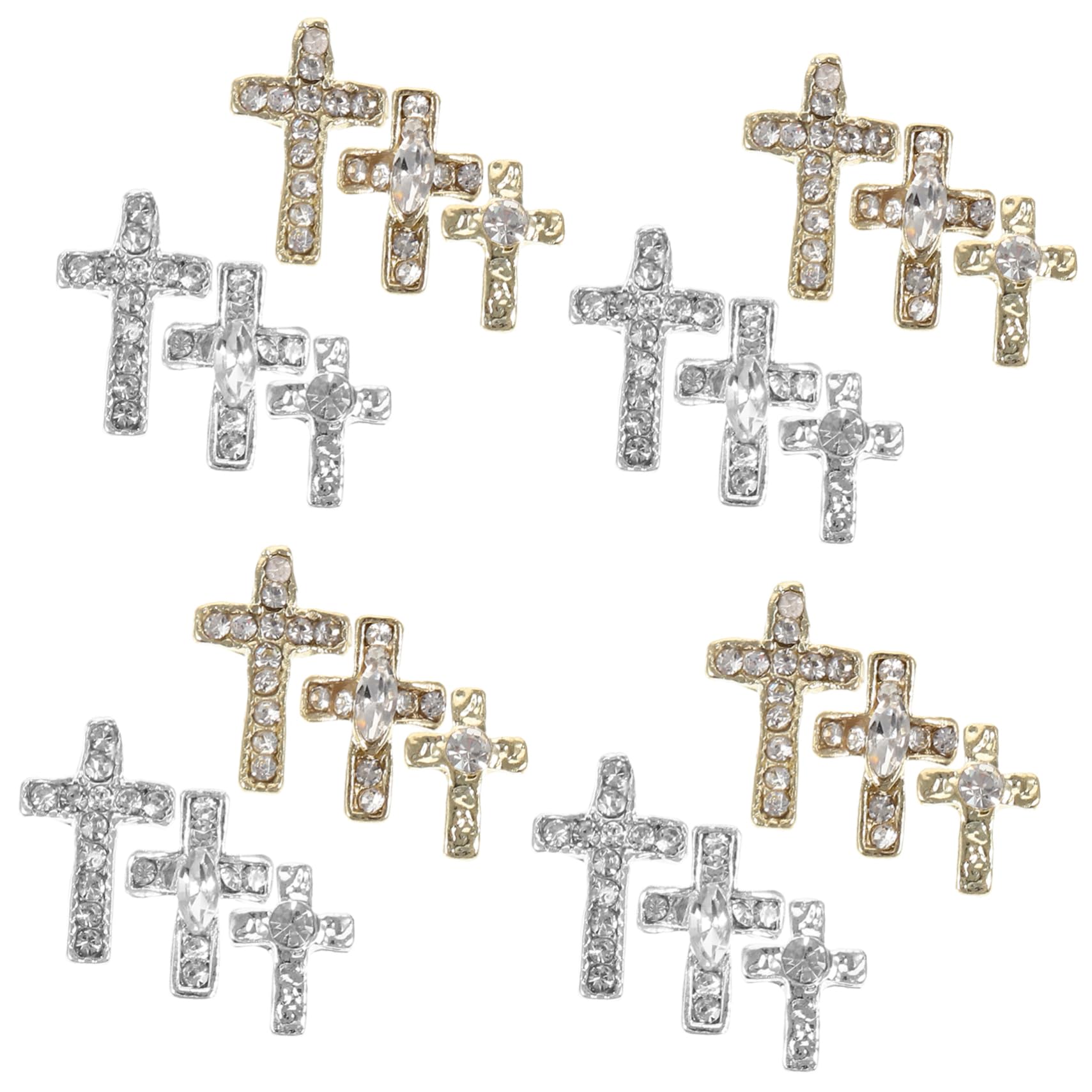 BESTYASH 5 Ensembles Charms Pour Ongles Décorations Pour Art Ongles Accessoires Et Hommes 60 Pièces * 5