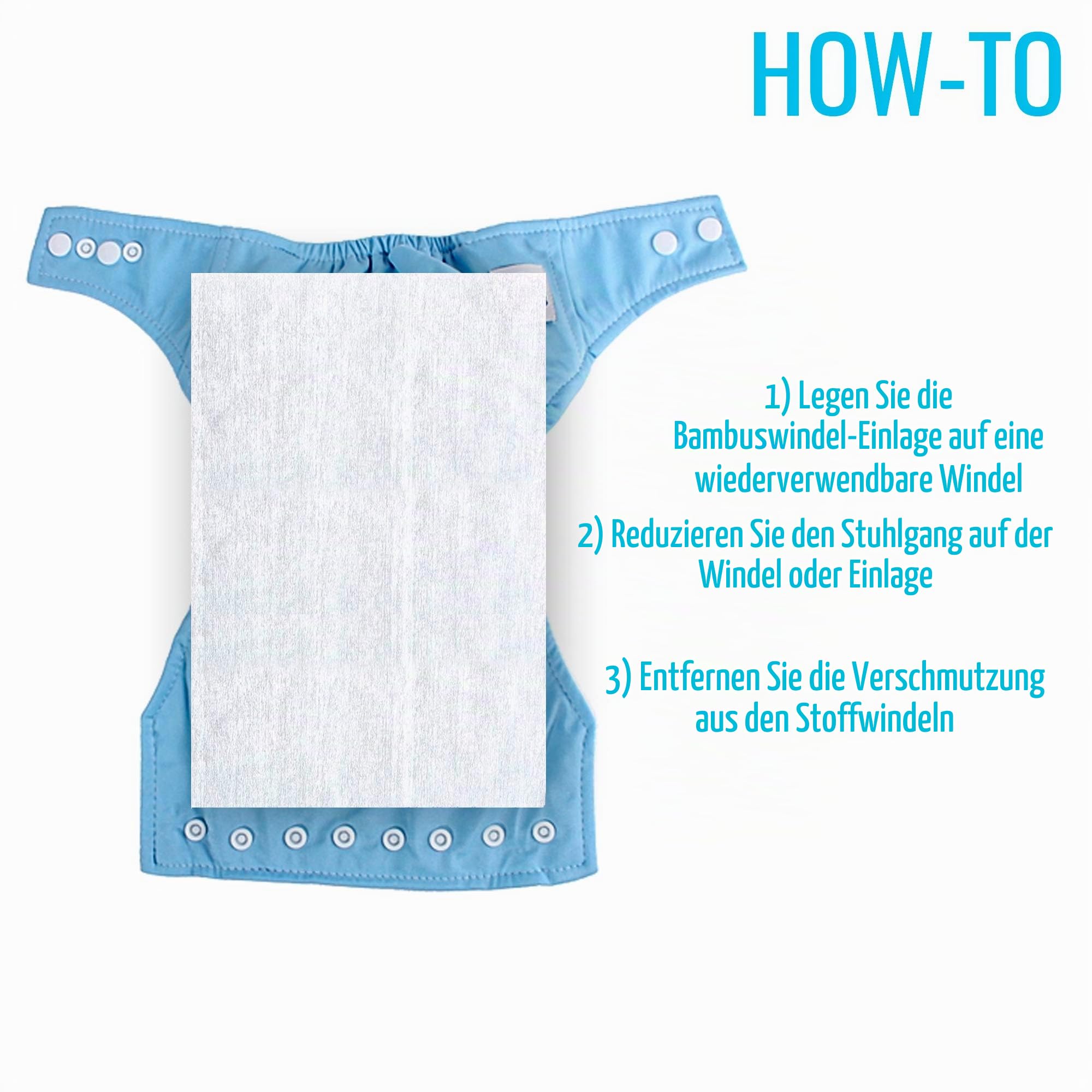 JM Stoffwindeleinlagen – Biologisch abbaubare Windeleinlage für Stoffwindeln für Babys – Verlängert die Lebensdauer, verhindert Flecken, erleichtert die Reinigung 27,9 x 19,1 cm (4er Pack, 100 Blatt)