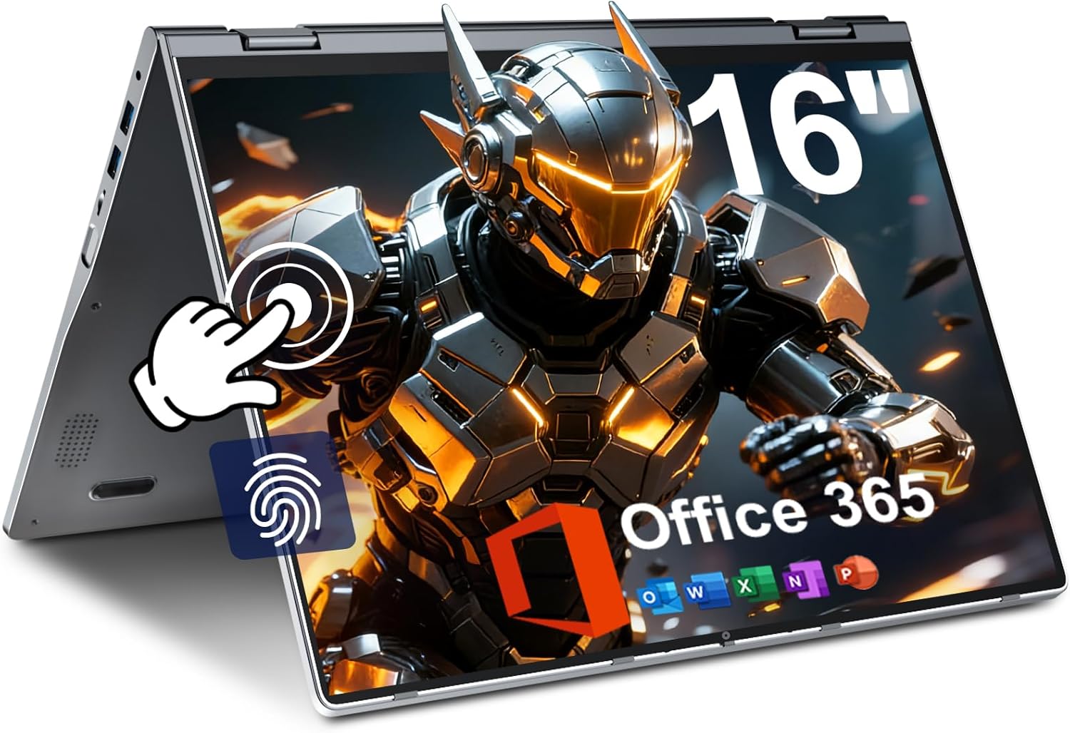 jumper 16 inch Touchscreen Laptop, 16GB RAM 640GB …
