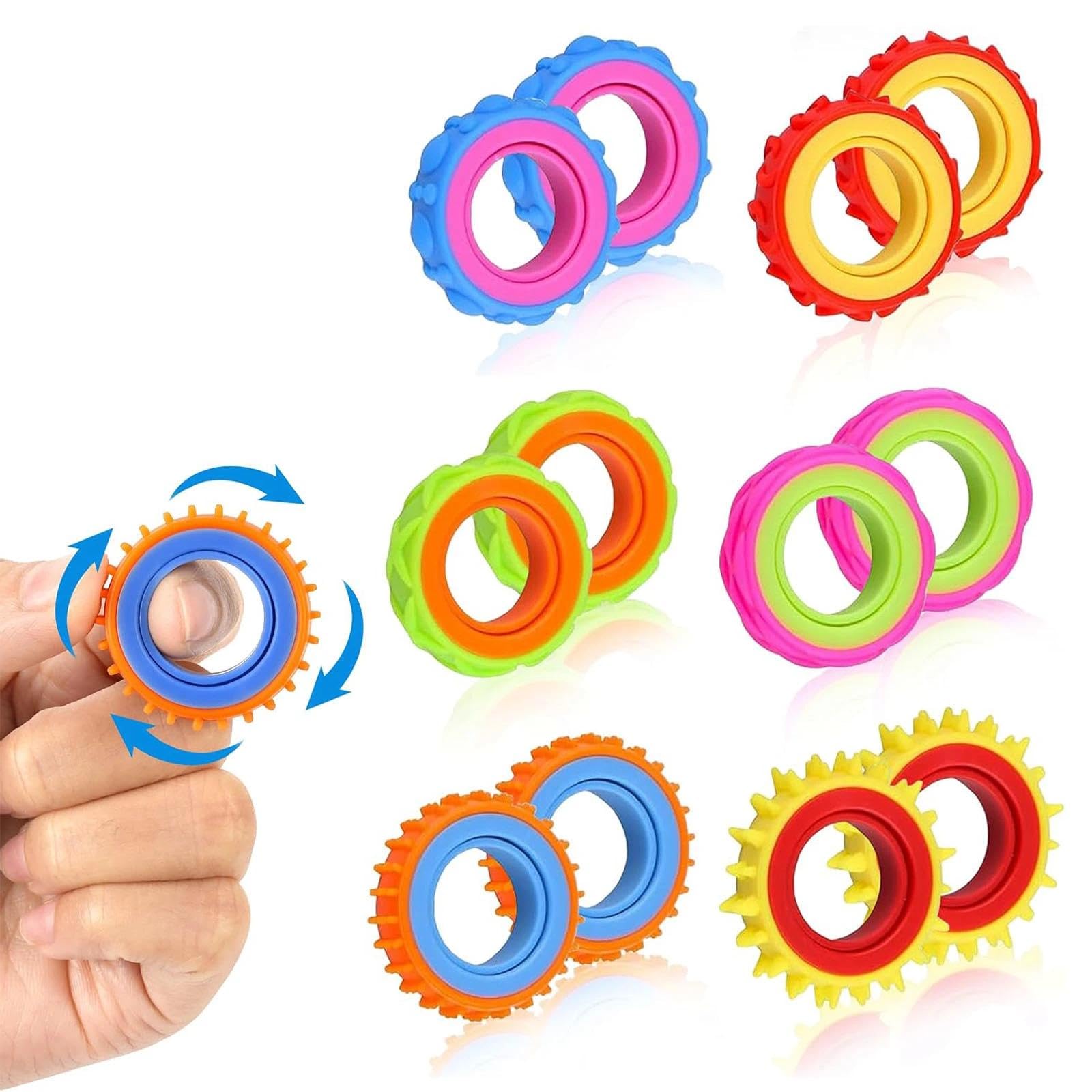 dinghaole 12 Pcs Fidget Sensory Rings