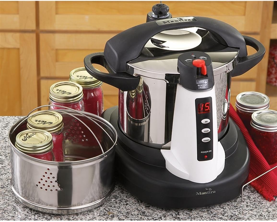 Manttra Chef-Xpress 8-Quart Stainless Steel Electric Multi-Cooker