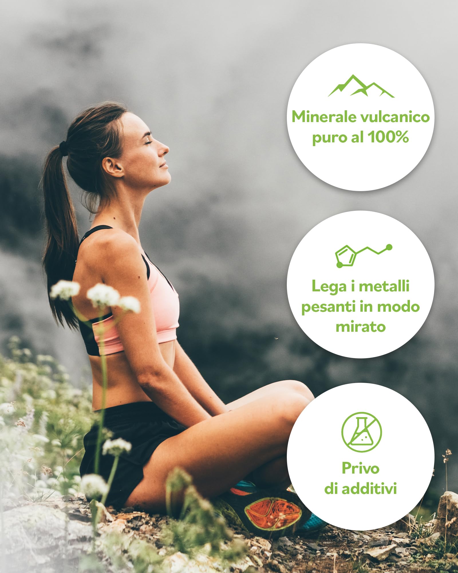 Zeolite MED 200 Detox-Capsule Dispositivo Medico