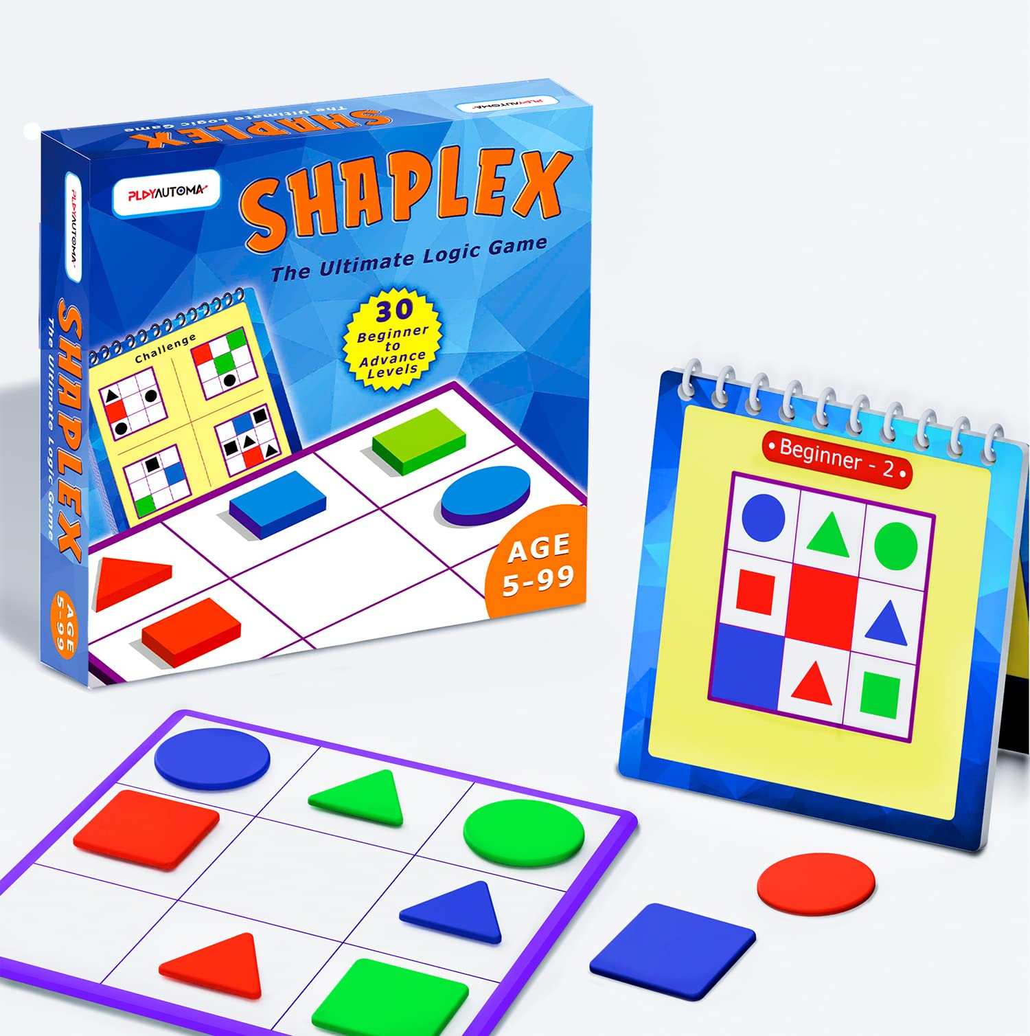 Playautoma Shaplex: The Ultimate Logic Game for Boys and Girls.
