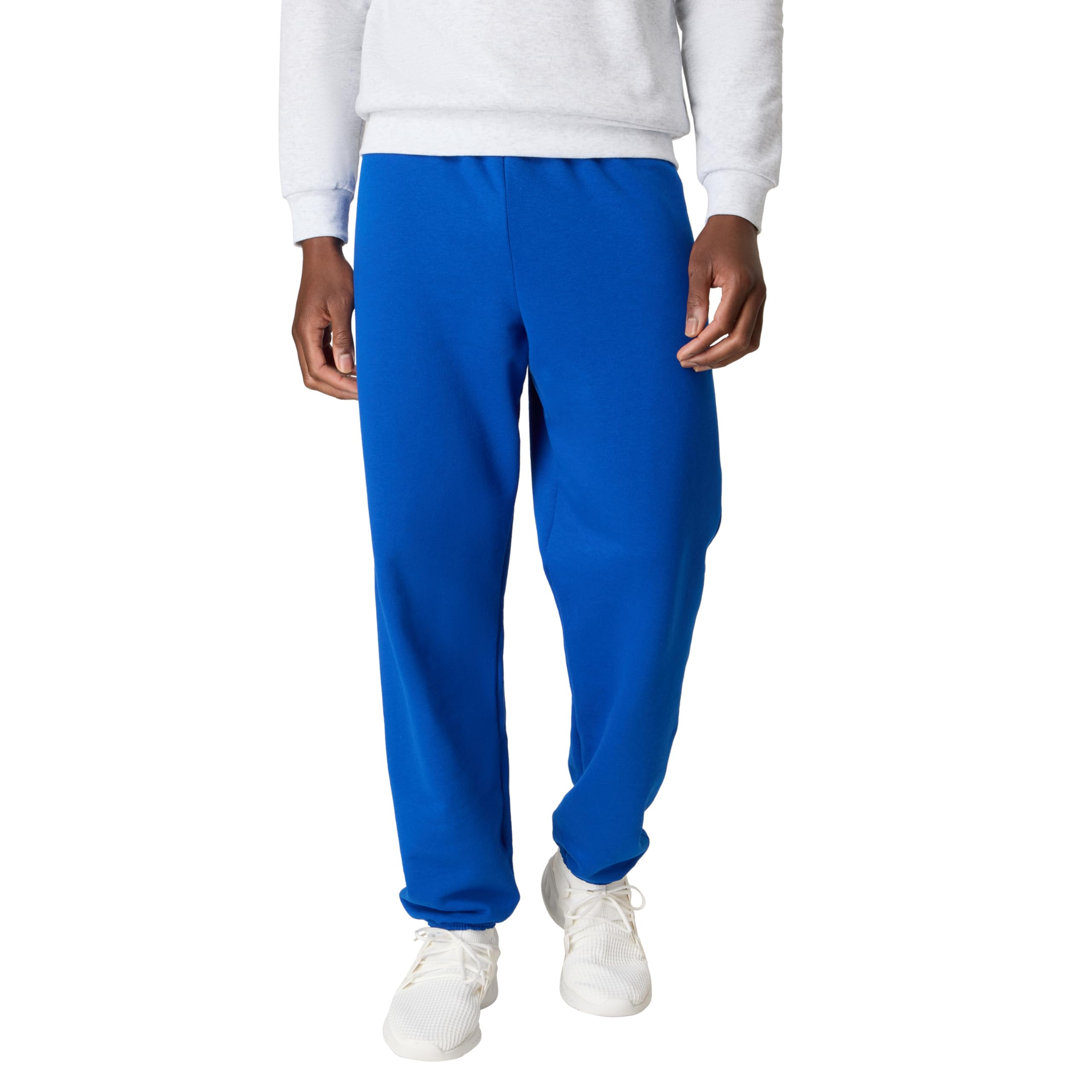Hanes Men's EcoSmart Fleece Sweatpant, Deep Royal, S