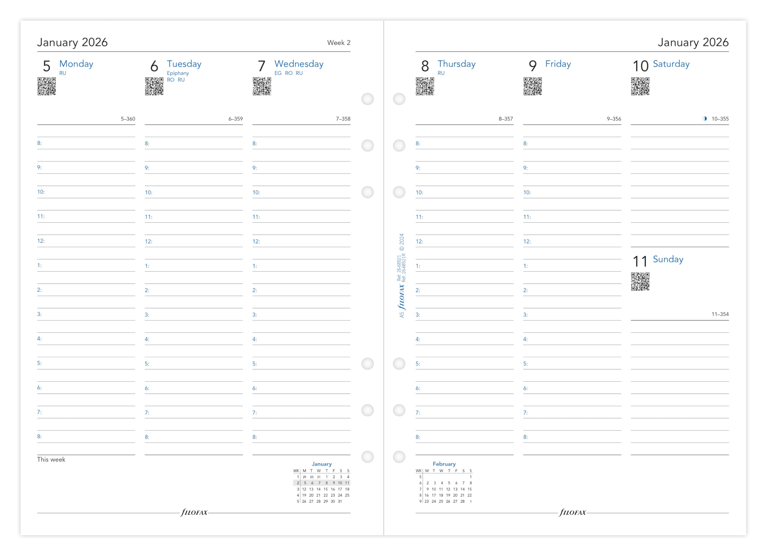 A5 Giorno Per Pagina 5 Appuntamenti Linguistici 2025 - Foto 13