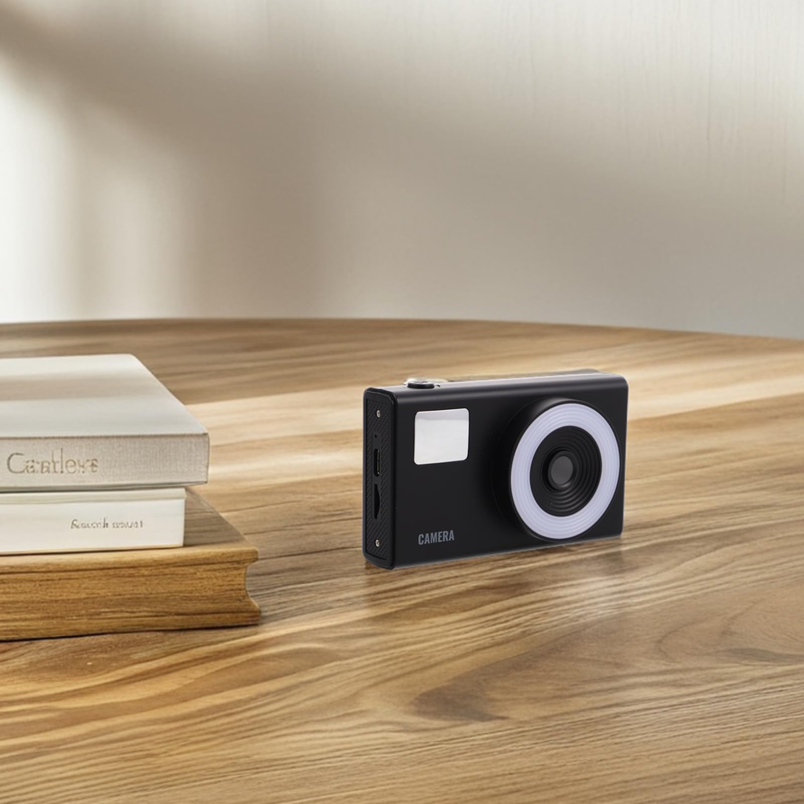 GALPADA Fotocamera Digitale Compatta 16x, Fotocamera Tascabile Ccd in Abs, 1080p, 44 Milioni, Schermo 2,4", Batteria 600mah, Nera, per Principianti, Eventi Familiari e Scolastici