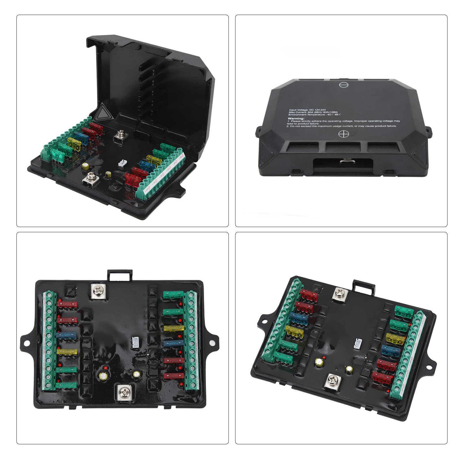 Pannello Interruttori a 8 Gruppi, Controllo Luci RGB, relè di Controllo Circuiti Elettronici, 12 V-24 V per Camion, Barche, ATV, SUV