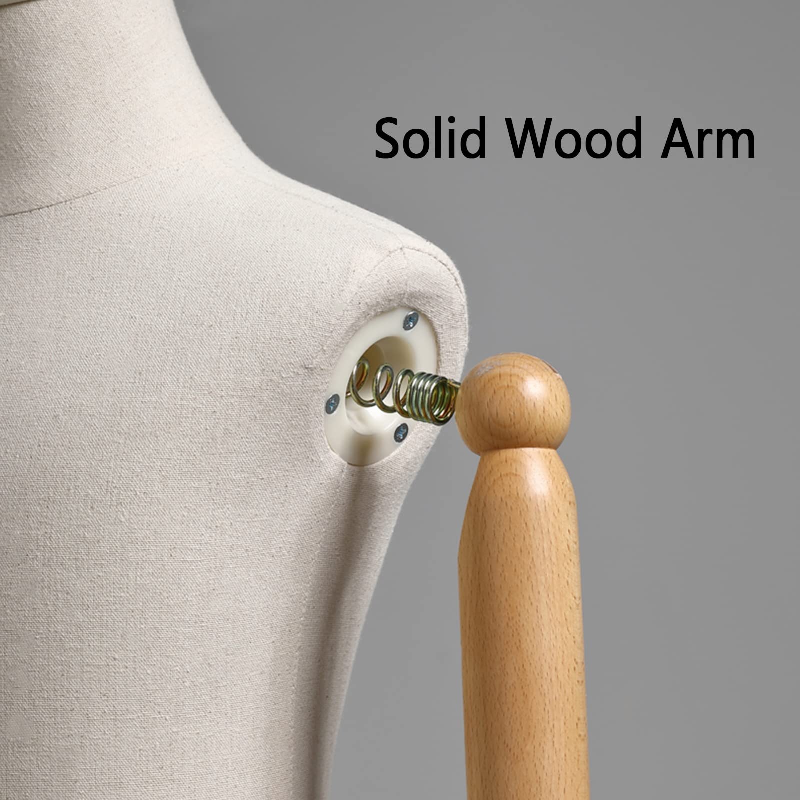 Générique Manekin dziecięcy z drewnianą głową i ramieniem, regulowana wysokość, stojak na ubrania dla dzieci, 6 lat, metalowy statyw, dostępne 3 kolory - idealny do akcesoriów sklepowych