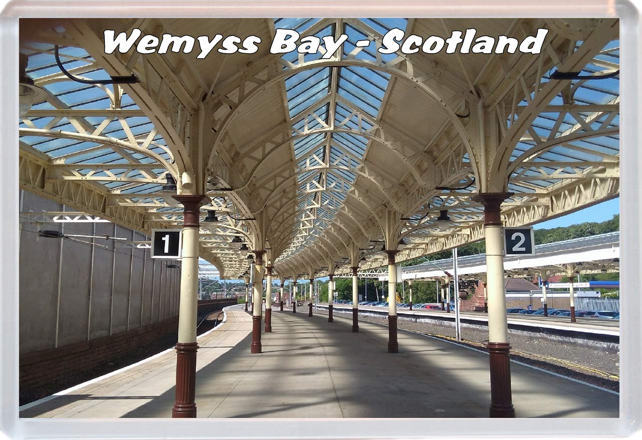 Wemyss Bay - Scotland - Jumbo Fridge Magnet/Magnets BBSM2280