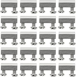 Metal Storage Cabinets 20 Sets Clamps Sturdy Cable Wire Clips Clamps Wire Rope Clamps Wire Clamps Rope Clamps Wire Rope Fixators Metal Lockers