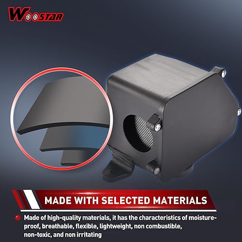 Miniatura 5 de WOOSTAR Filtro de aire de 1.732 pulgadas de repuesto para 150cc GY6 ATV 4 Wheeler Dune Buggy Go Kart Scooter