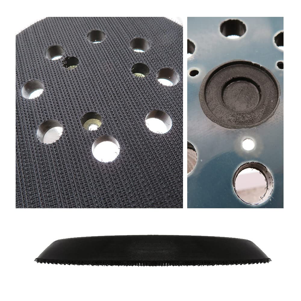 Discos Abrasivos Autoadhesivos para Lijadora Orbital Aleatoria de 125 Mm, 5 Pulgadas, 8 Agujeros, 3 Pernos, Almohadilla Trasera Autoadhesiva, Discos Abrasivos de Papel de Lija, Paquete de 10