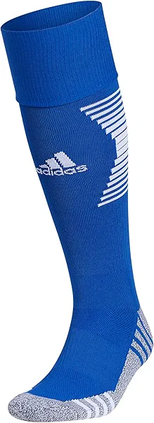 adidas Speed 3 Soccer Socks (1 Pair), Team Royal Blue/White, Medium