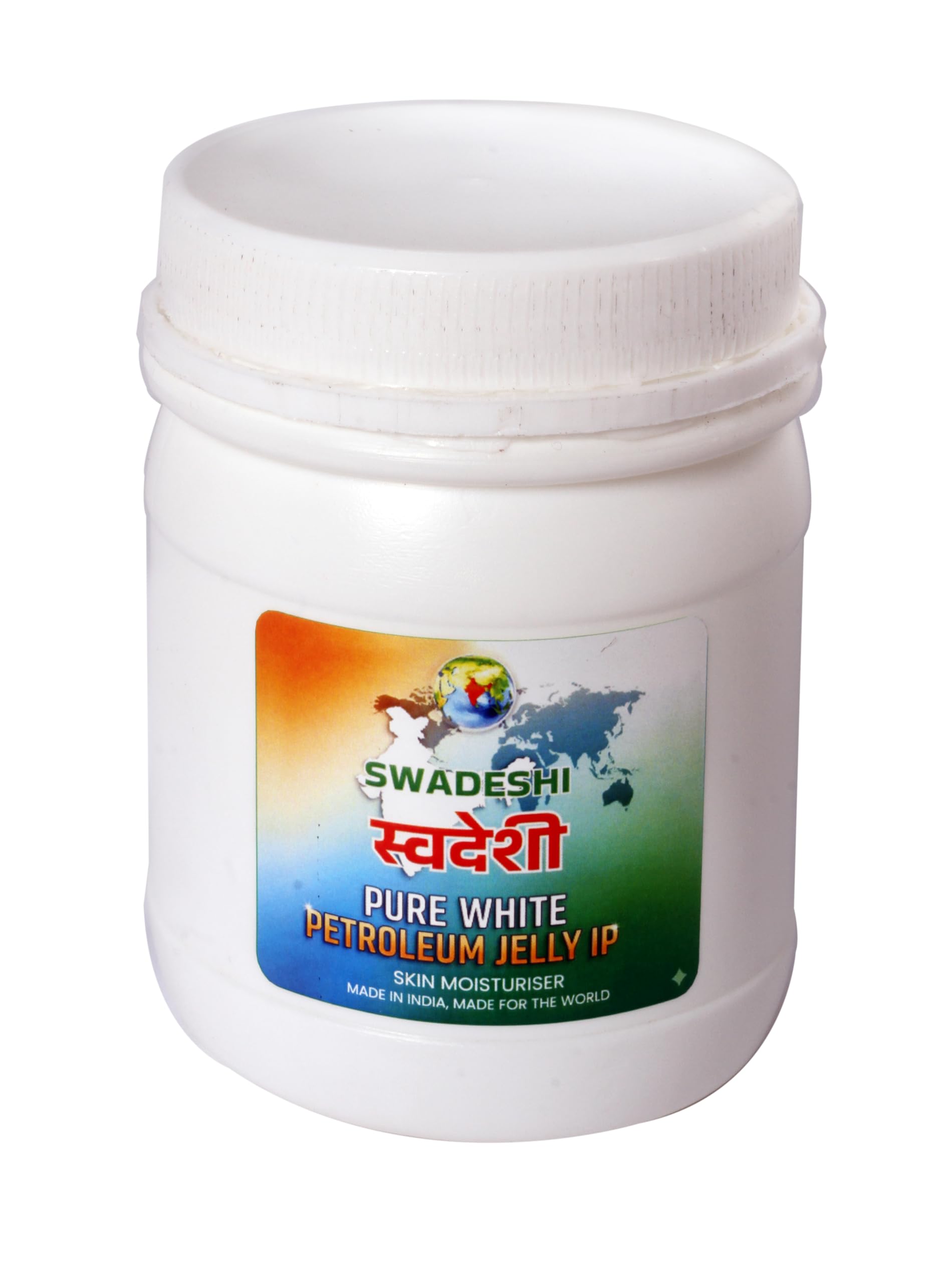 "SWADESHI" (INDIA) White Petroleum Jelly IP, 500 gm, No Smell.100% Pure & Safe, pH 5.5, No skin allergy, for - Psoriasis, cracked heels, face & chapped lips, Diaper Rash, Bed sores, Dry Skin, Bruises, small burns - Exp. 5 yrs. MADE IN INDIA, FOR THE WORLD. (See Video)-image-35