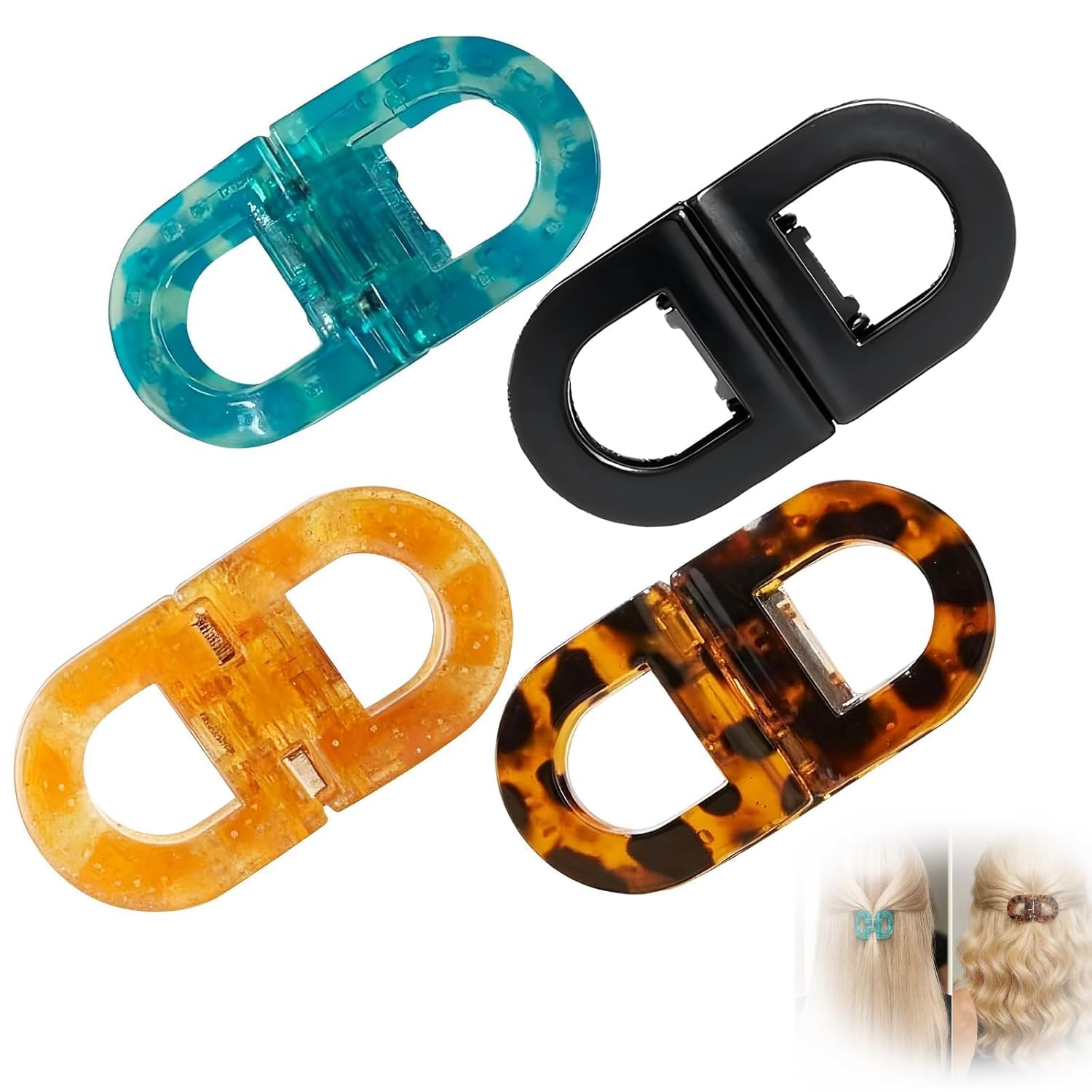 4 Pcs Magnetic Hair Clip - Detachable Magnetic Clips for Hair, Women's Fashion Hair Accessories - Stylish Hair Styling & Decoration-picture-44