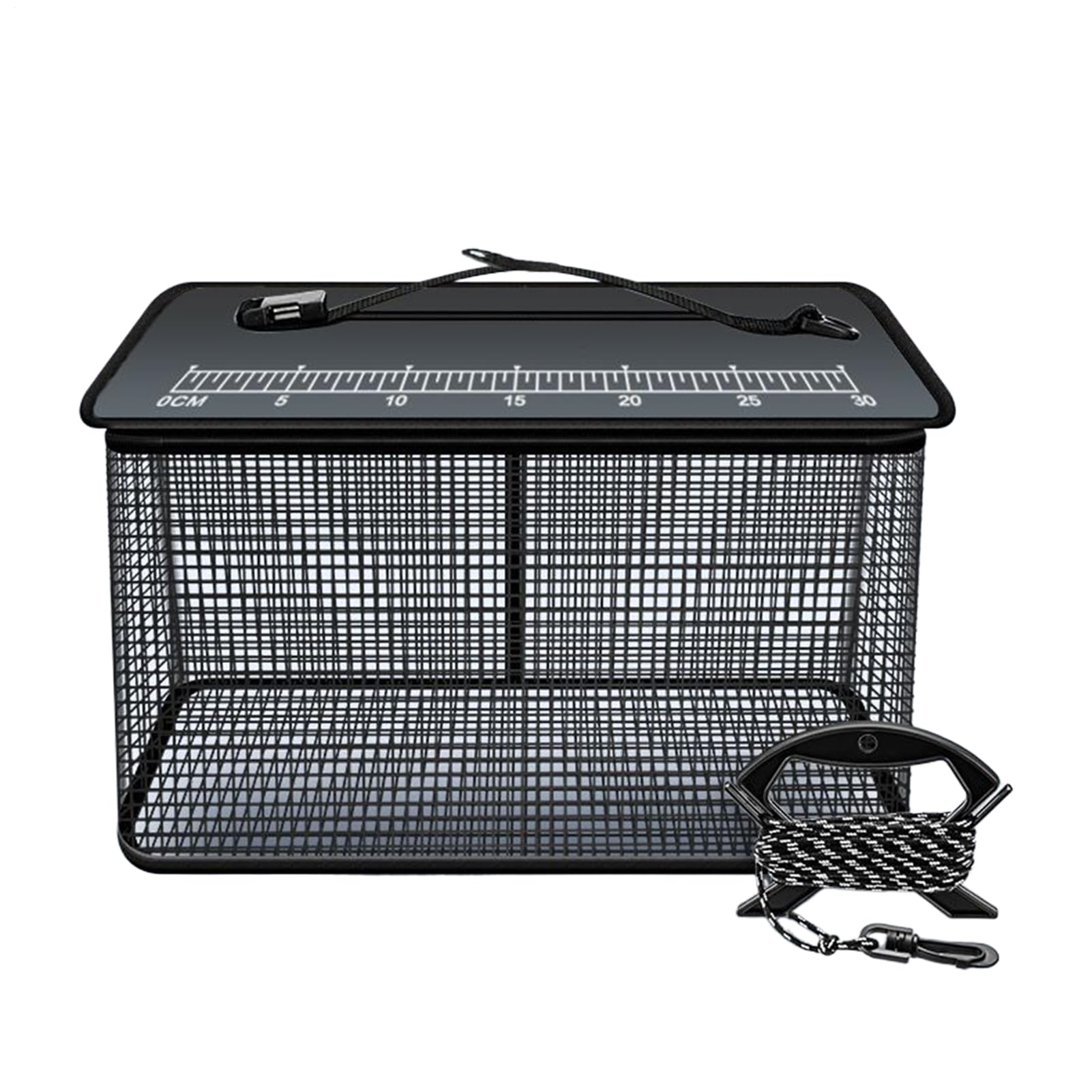 Bourriche À Poisson Flottante, Panier À Poissons Portable Réfléchissant, Cage de Grande Capacité pour Poissons Vivants Pêchés en Eau Douce ou Salée