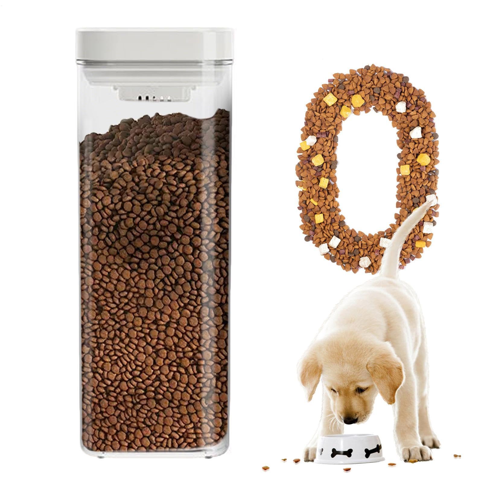 Récipient de nourriture pour chien hermétique et grande boîte pour grains de café