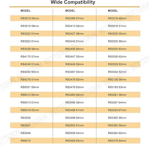 Miniatura 6 de Almohadillas de nariz de repuesto de silicona suave transparente para Ray-Ban Aviator RB3025RB3026RB3030RB3211RB3362RB3445RB4175