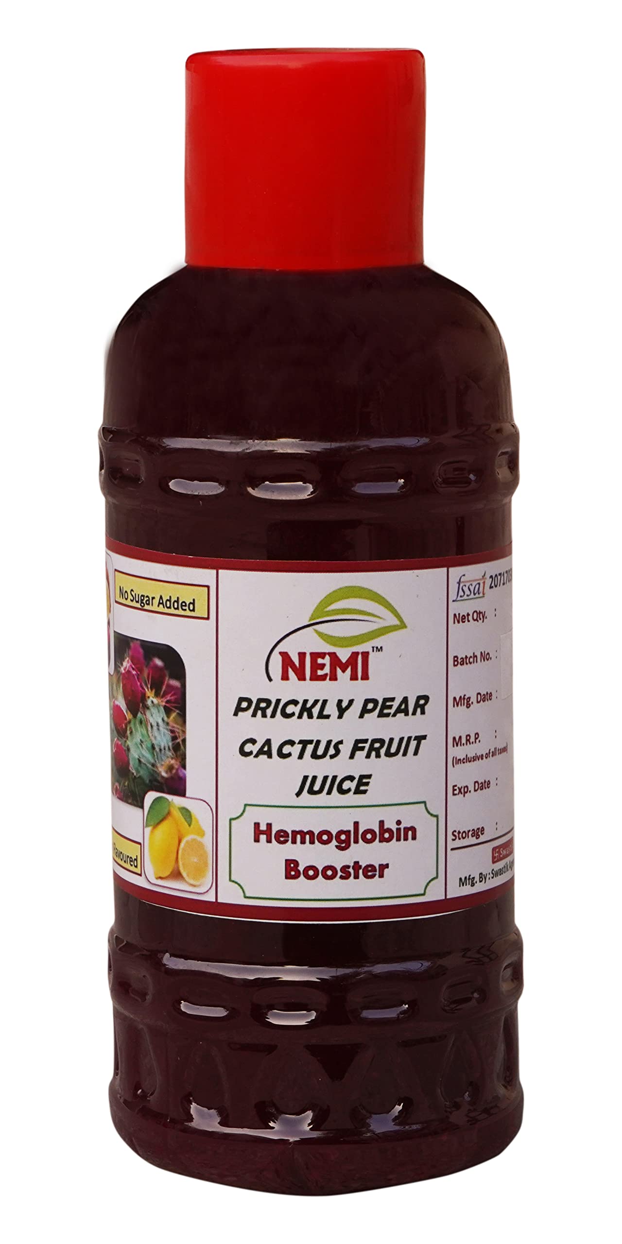 NEMI Prickly Pear Healthy Cactus Natural Fruit Juice Hemoglobine Booster (Vitamin C, 500ml) (B09KLGZ49G) Amazon Price History, Amazon Price Tracker