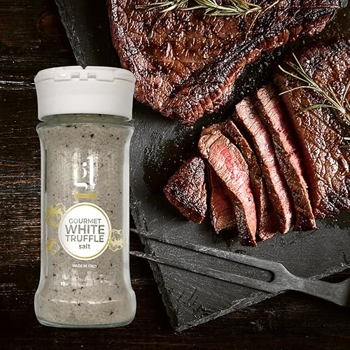 Miniatura 5 de Sal marina de trufa blanca gourmet 90 gr (3.20 oz) Condimento de sal de trufa, sal de trufa de palomitas de maíz, pizza, pasta, sal de trufa gourmet