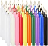 40 Pack Spell Chime Candles-4 Inch Multi-Colored Taper Candles Sticks-for Home Decor Kitchen Decor Wedding Decoration-10 Colours