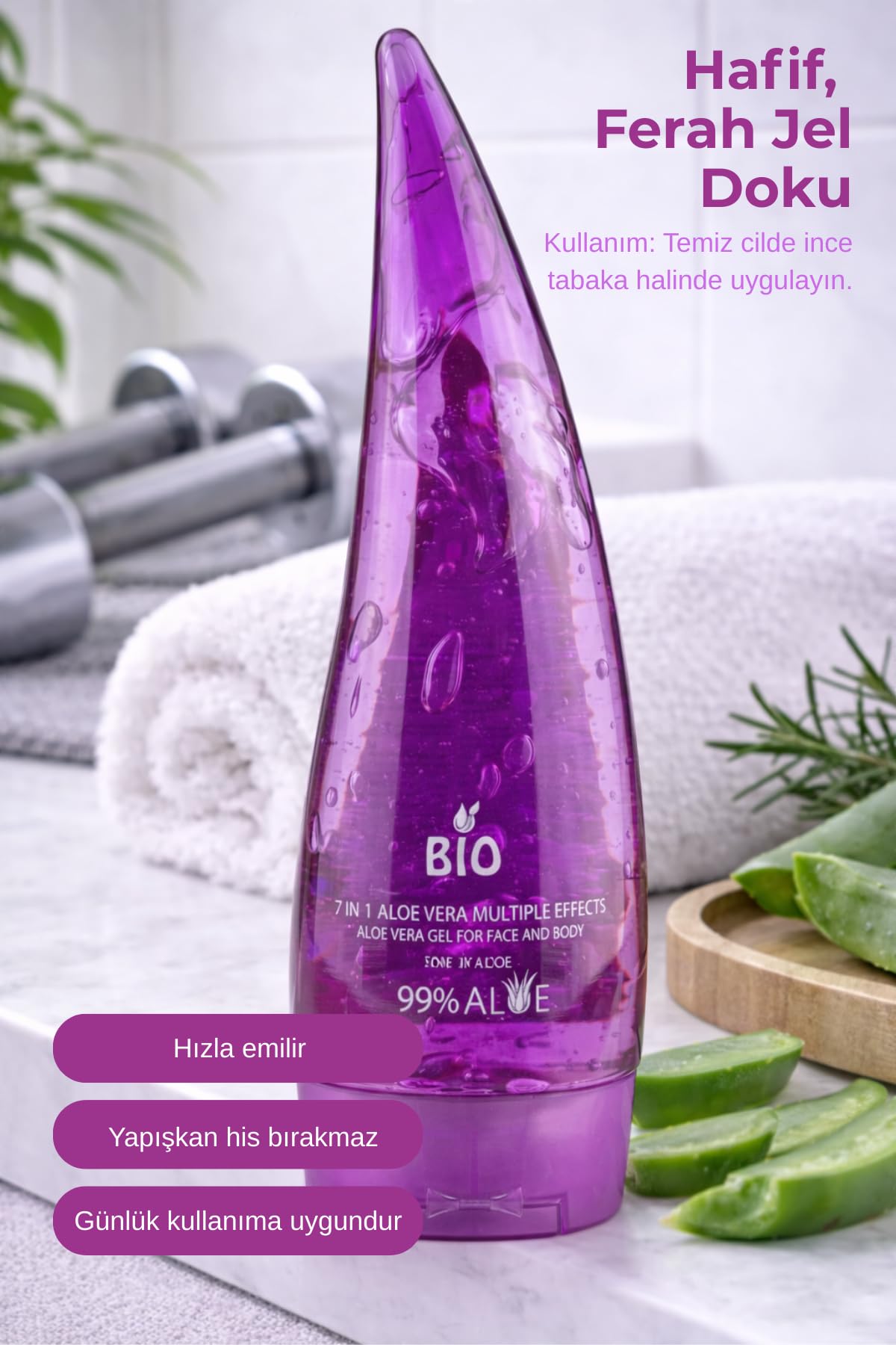 Bio Asia 7in1 Multiple Effects Aloe Vera Jel (250 ml)