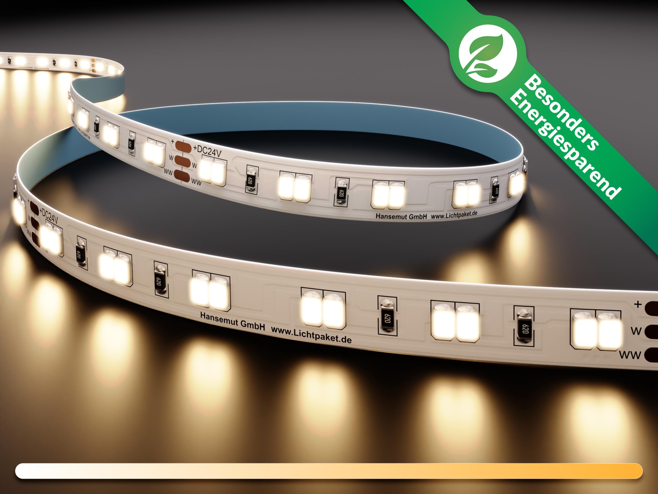 Taśma LED - ULM - ciepła biel / zimna biel CCT Deep Tunable 2000-6000K i 1200 diod LED/10 m