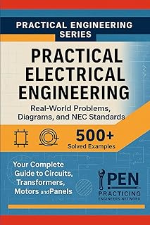Practical Electrical Engineering Real-World Problems Diagrams, and NEC Standards: Your Complete Guide to Circuits, Transformers, Motors, and Panels