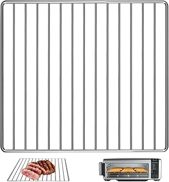 Air Fryer Rack for Ninja Foodi 8 in 1 SP100 SP101 Digital Air Fryer Countertop Oven, 13.4*13.4 Stainless Steel Air Fryer Accessories Roasting Steamer Grill Racks Baking Tray,Dishwasher safe