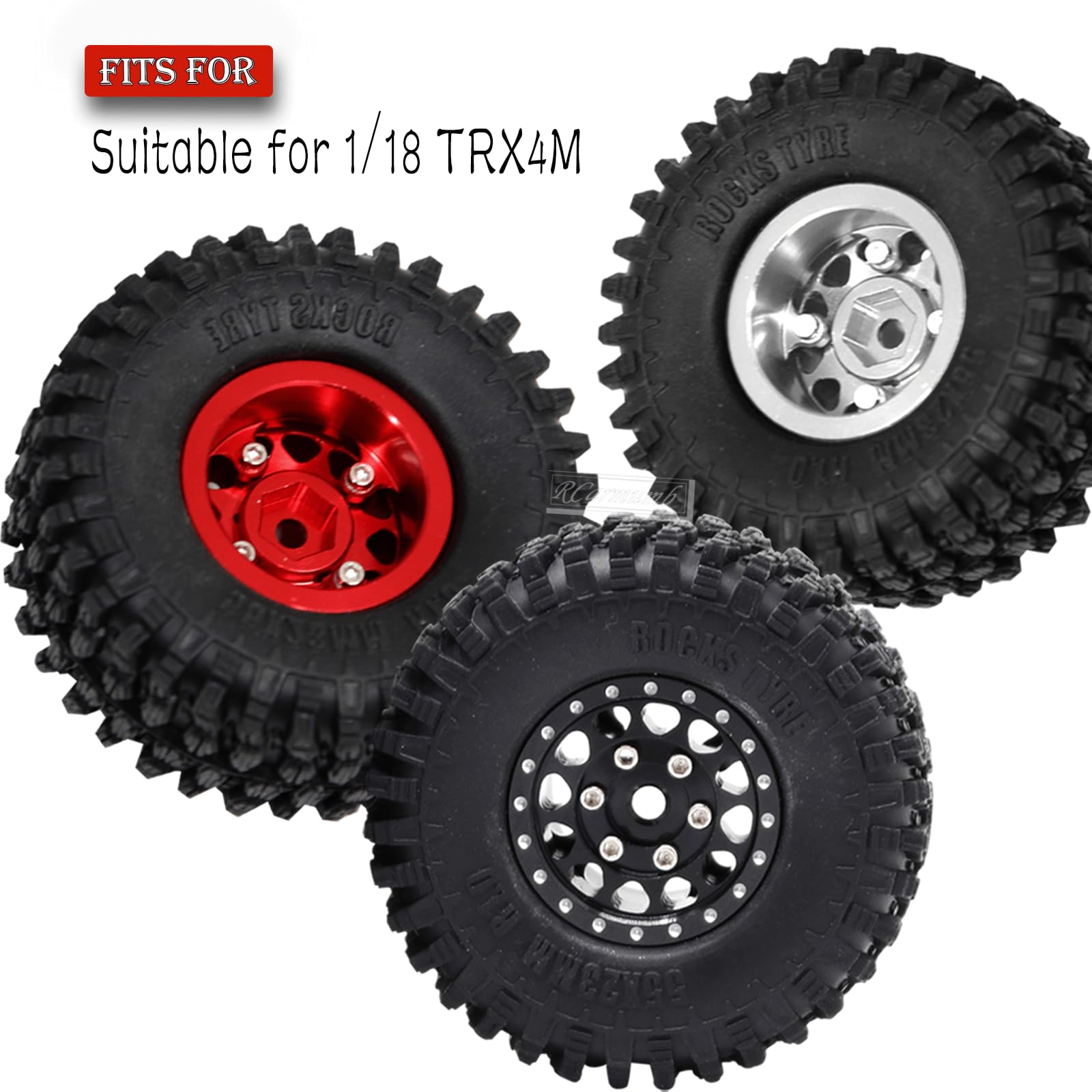 Amazon.co.jp: Rcarmumb RC ビードロック ホイールタイヤセット