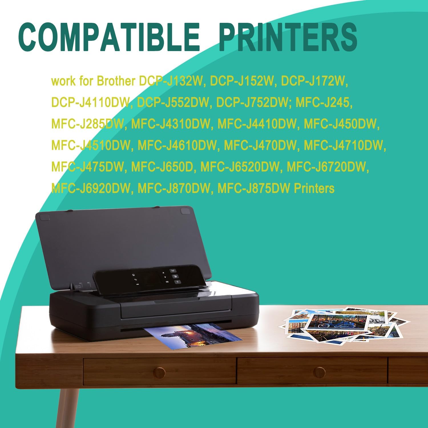 LC103 LC101 Ink Cartridges Replacement for Brother LC-103XL LC103XL LC103 XL for MFC-J870DW MFC-J6920DW MFC-J6520DW MFC-J450DW MFC-J470DW MFC-J470DW(8 Black, 4 Cyan, 4 Magenta, 4 Yellow)